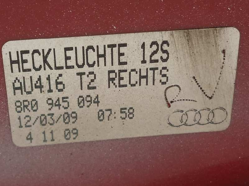 Recambio de piloto trasero derecho para audi q5 (8r) 2.0 tdi (125kw) referencia OEM IAM 8R0945094  