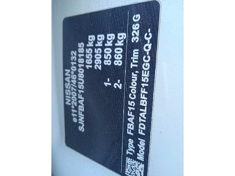 nissan juke (f15) del año 2018