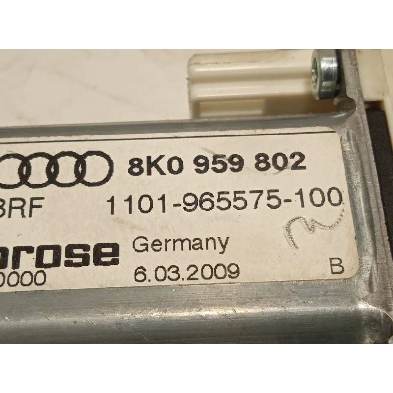 Recambio de elevalunas delantero derecho para audi q5 (8r) 2.0 tdi (125kw) referencia OEM IAM 8R0837462B  8K0959802