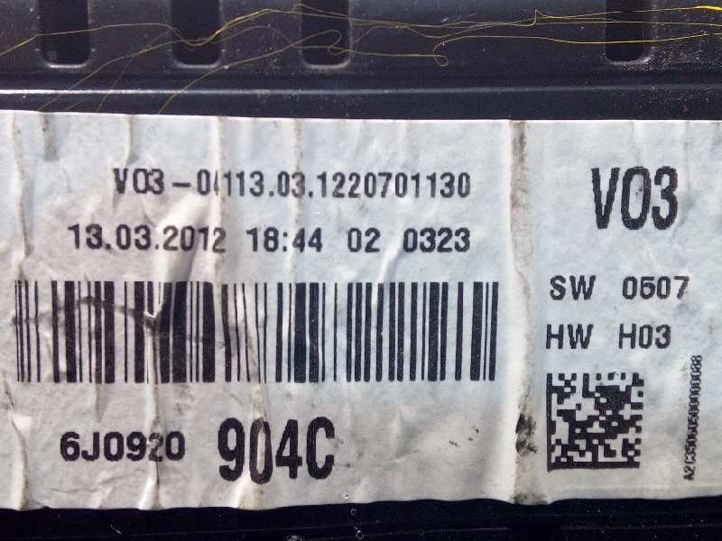 Recambio de cuadro instrumentos para seat ibiza sc (6j1) fr referencia OEM IAM 6J0920904C  