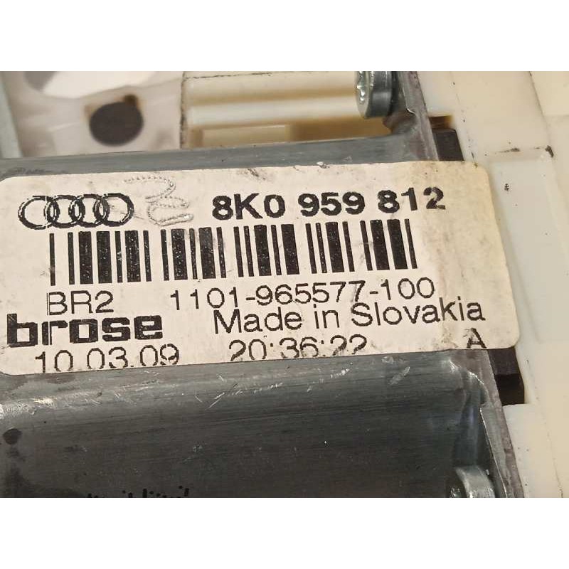 Recambio de elevalunas trasero derecho para audi q5 (8r) 2.0 tdi (125kw) referencia OEM IAM 8R0839462B  8K0959812