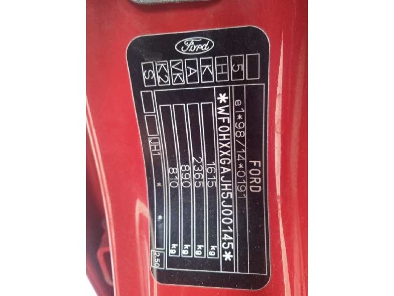 ford fiesta (cbk) del año 2005