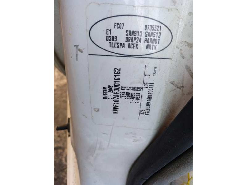 nissan kubistar (x76) del año 2006