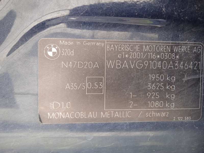 bmw serie 3 berlina (e90) del año 2008