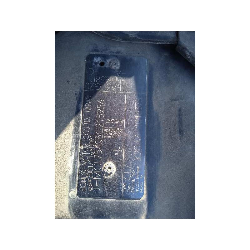 honda accord berlina (cl/cn) del año 2003