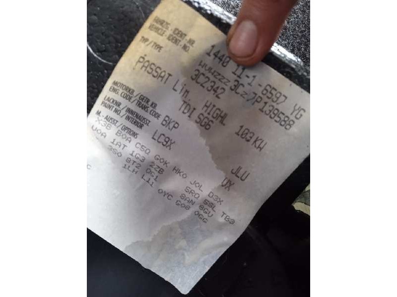 volkswagen passat berlina (3c2) del año 2007