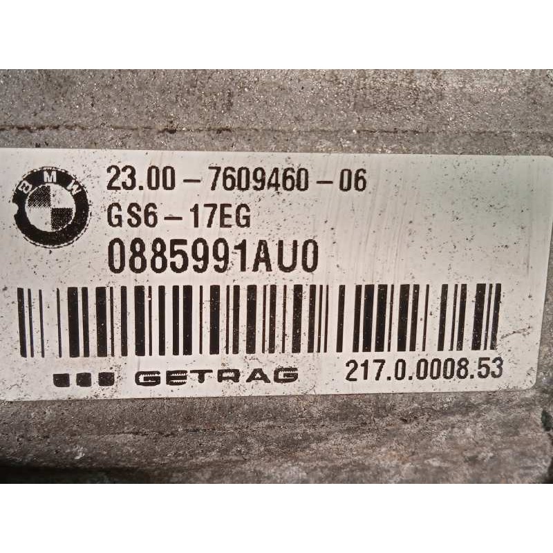 Recambio de caja cambios para bmw z4 roadster (e89) sdrive 20i referencia OEM IAM 23007609460 GS617EG AU0