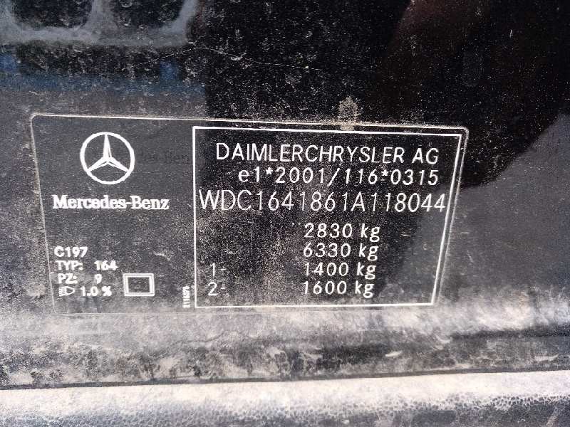 mercedes-benz clase m (w164) del año 2006