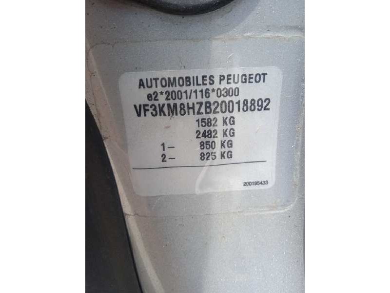 peugeot 1007 del año 2005