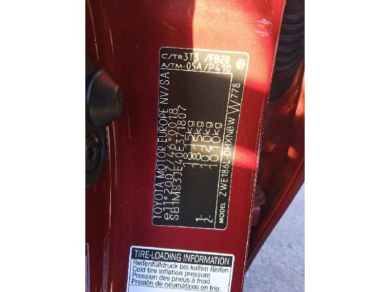 toyota auris del año 2017