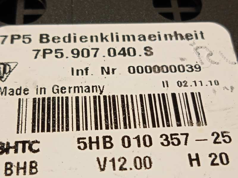 Recambio de mando multifuncion para porsche cayenne (typ 92aa) referencia OEM IAM 7P5907040S 95865310312 95865310300