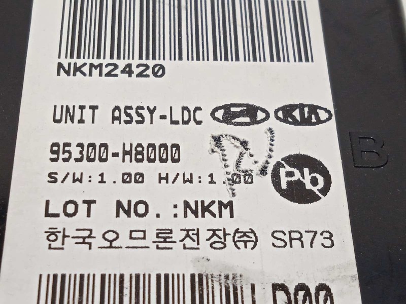 Recambio de modulo electronico para kia stonic (ybcuv) 1.2 cat referencia OEM IAM 95300H8000  