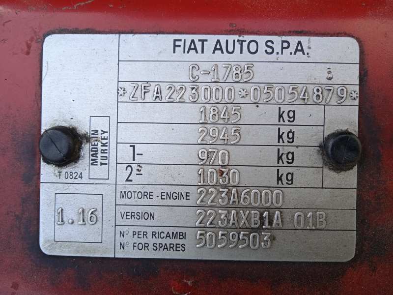 fiat doblo cargo (223) del año 2002