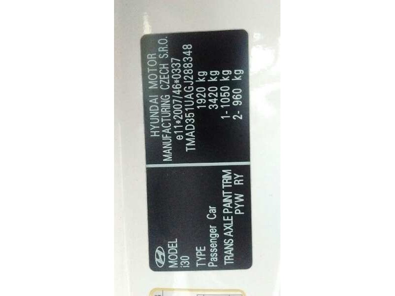 hyundai i30 (gd) del año 2015