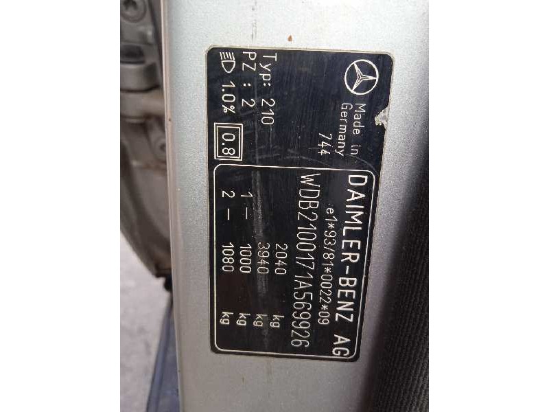 mercedes-benz clase e (w210) berlina diesel del año 1998