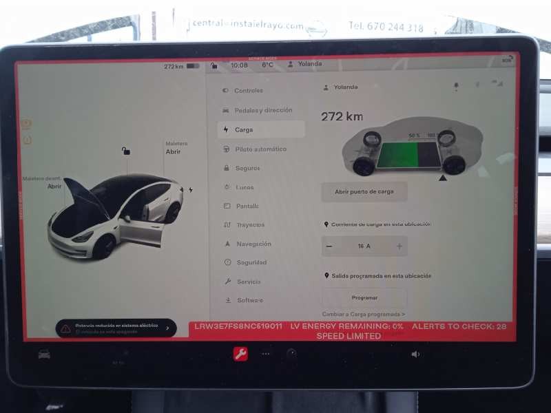 tesla model 3 rwd del año 2022