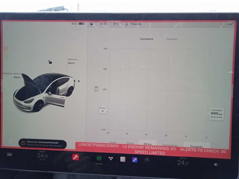tesla model 3 rwd del año 2022