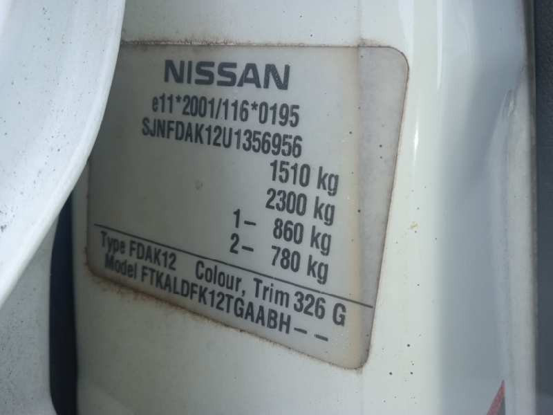 nissan micra (k12e) del año 2004