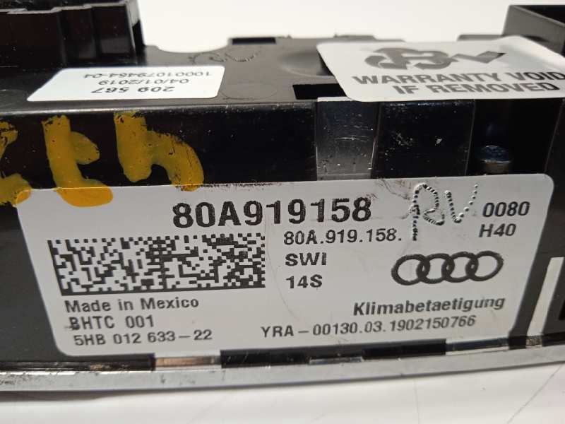 Recambio de mando multifuncion para audi q5 (fyb) 40 tdi quattro básico referencia OEM IAM 80A919158  