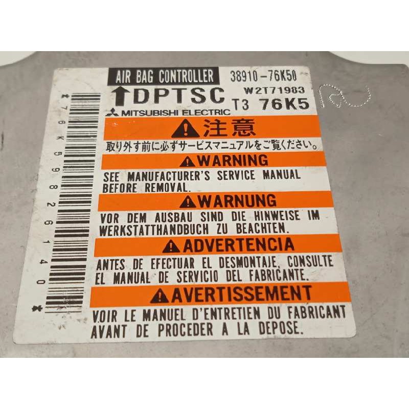 Recambio de centralita airbag para suzuki grand vitara jb (jt) 1.9 ddis turbodiesel referencia OEM IAM 3891076K50  W2T71983
