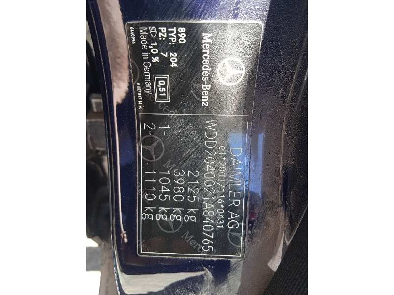 mercedes-benz clase c (w204) lim. del año 2013