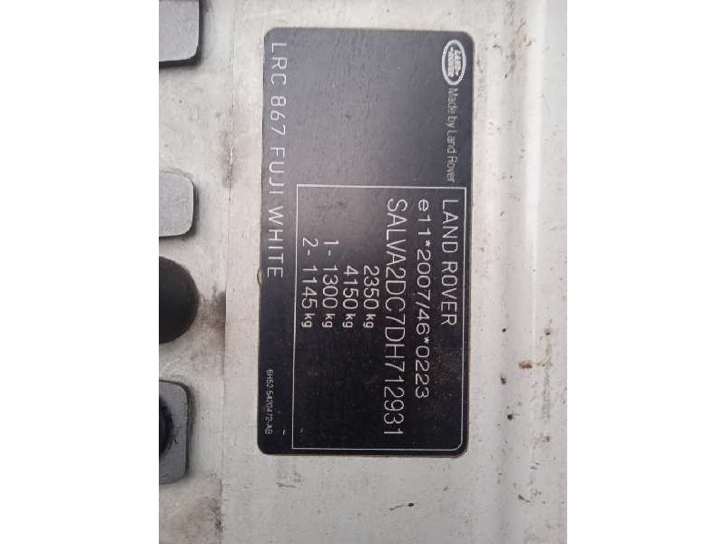 land rover evoque del año 2012