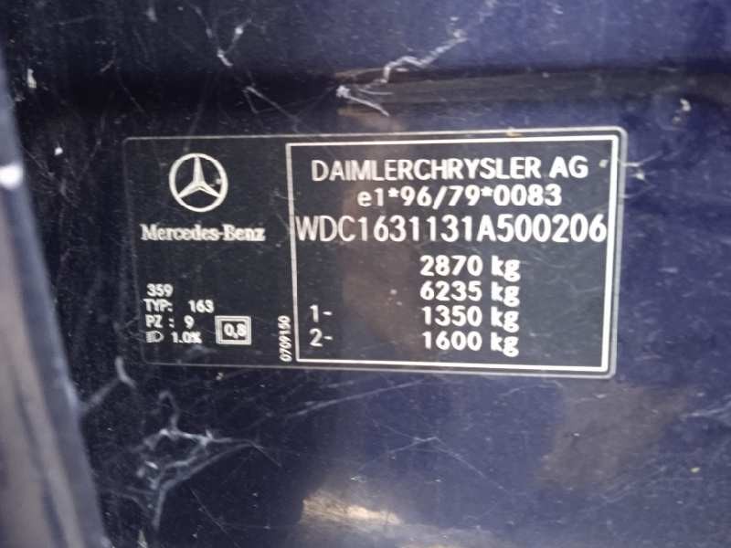 mercedes-benz clase m (w163) del año 2004