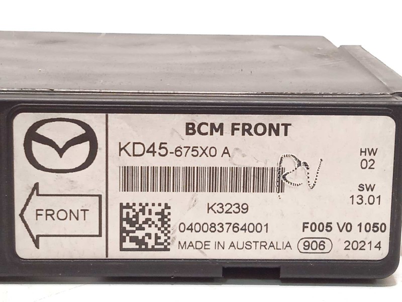 Recambio de modulo electronico para mazda cx-5 2.2 turbodiesel cat referencia OEM IAM KD45675X0A  F005V01050