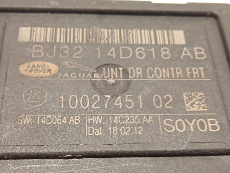 Recambio de centralita confort para land rover evoque 2.2 td4 cat referencia OEM IAM BJ3214D618AB  LR028518