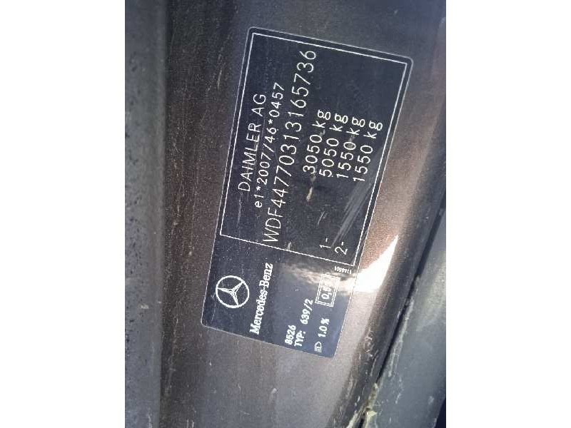 mercedes-benz vito mixto (447) del año 2016