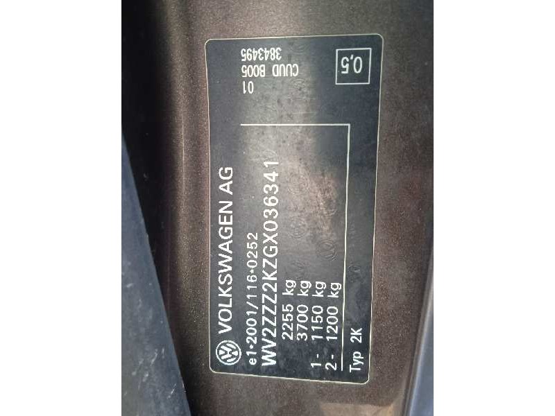 volkswagen caddy furgón/kombi del año 2016