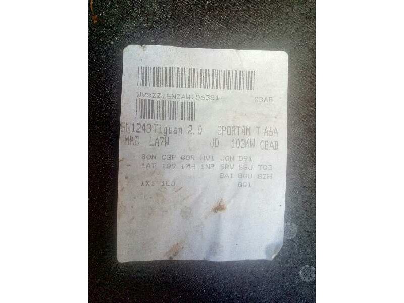 volkswagen tiguan (5n1) del año 2010