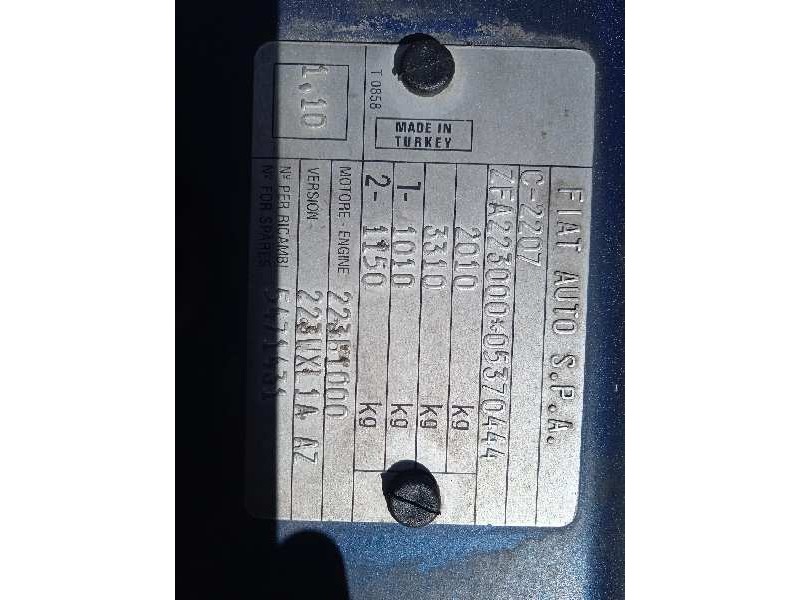 fiat doblo cargo (223) del año 2006