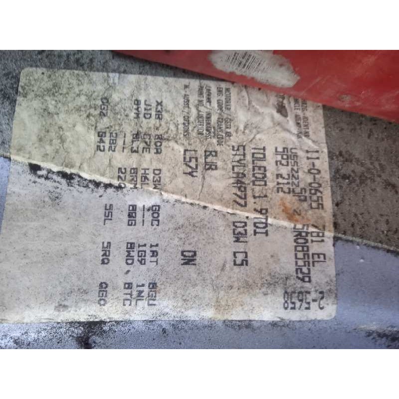 seat toledo (5p2) del año 2005