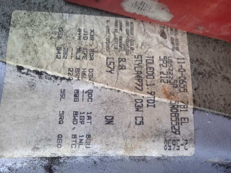 seat toledo (5p2) del año 2005