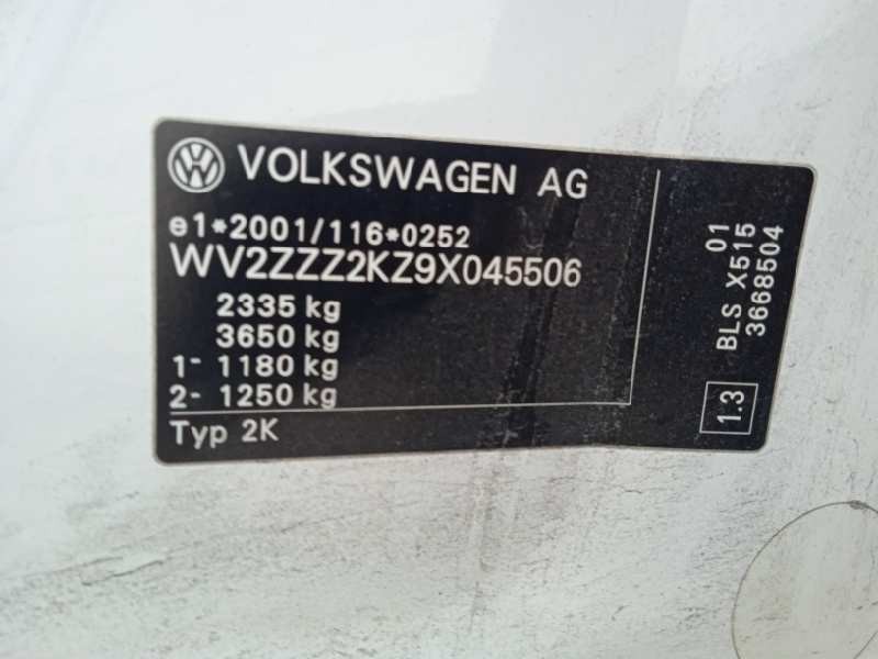 volkswagen caddy ka/kb (2k) del año 2009