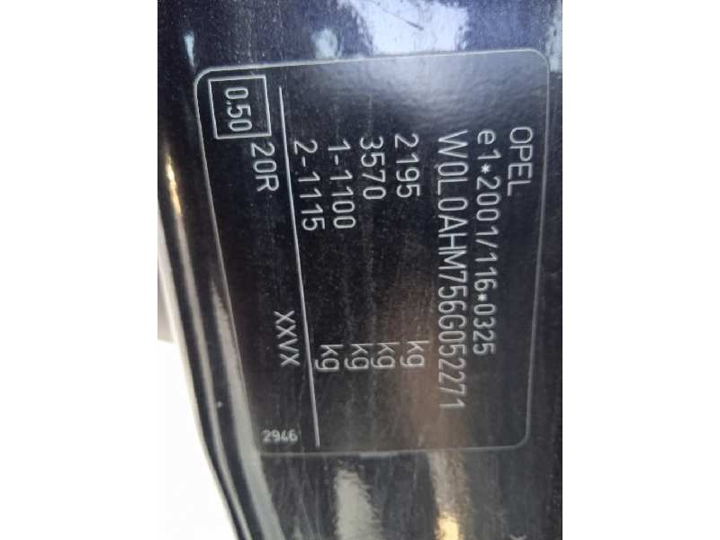 opel zafira b del año 2005