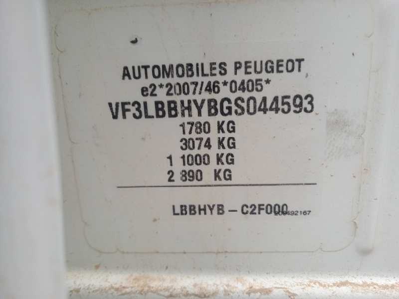 peugeot 308 del año 2016