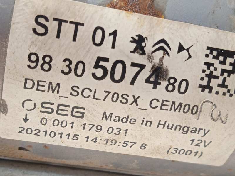 Recambio de motor arranque para peugeot 5008 active referencia OEM IAM 9830507480  