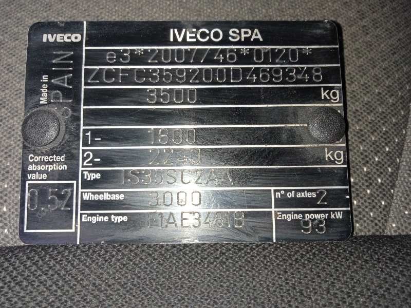 iveco daily pr del año 2012