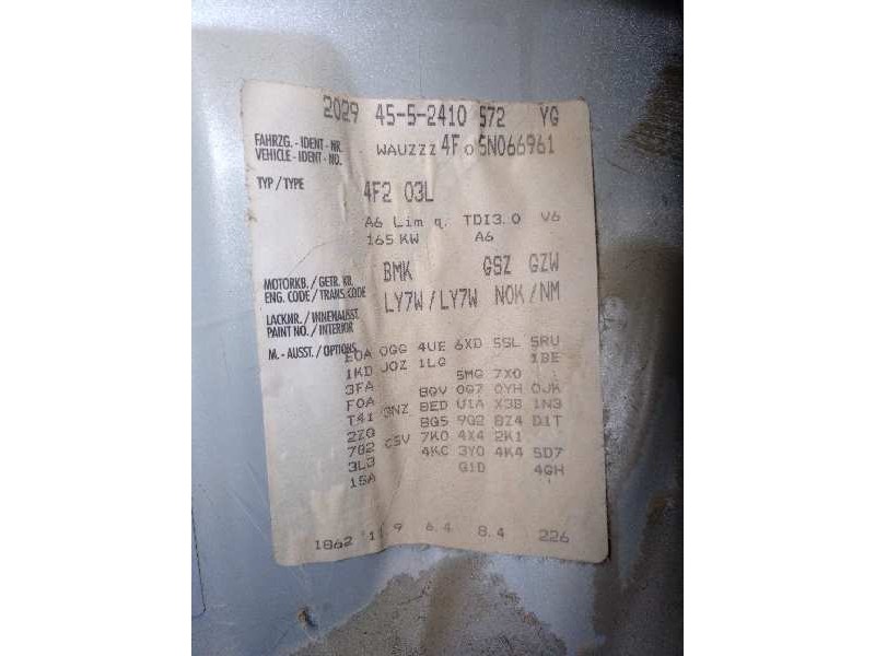 audi a6 berlina (4f2) del año 2004