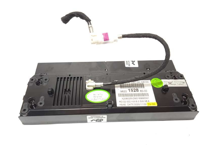 Recambio de pantalla multifuncion para peugeot 5008 active referencia OEM IAM 9822192880  