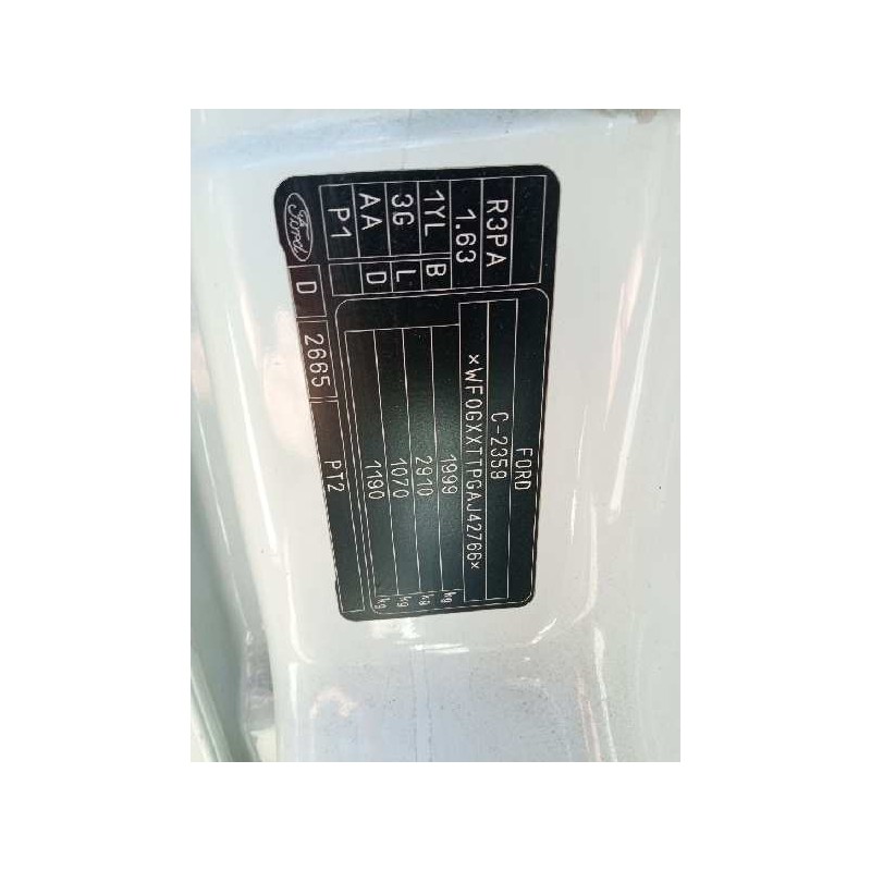 ford tourneo connect (tc7) del año 2010