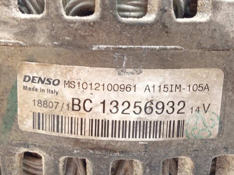 Recambio de alternador para opel corsa d cosmo referencia OEM IAM 13256932  MS1012100961