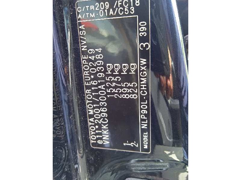 toyota yaris (ksp9/scp9/nlp9) del año 2008