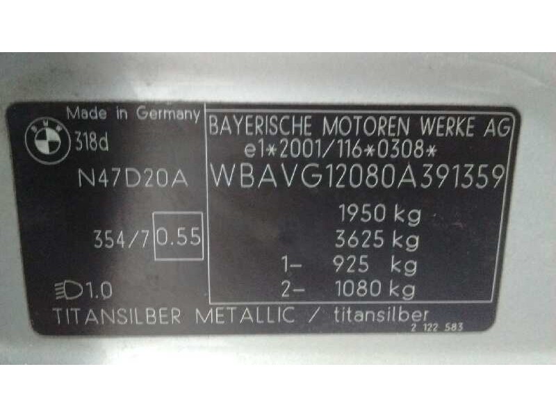 bmw serie 3 berlina (e90) del año 2008