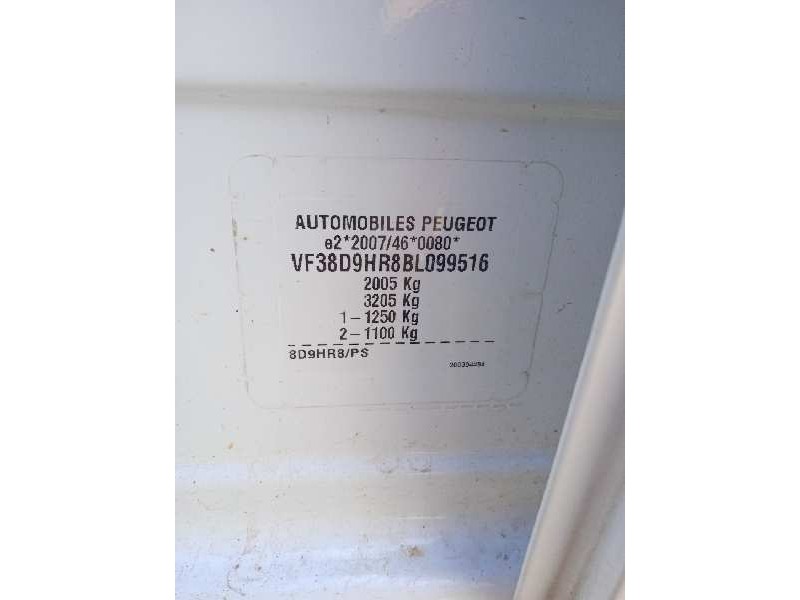 peugeot 508 del año 2012