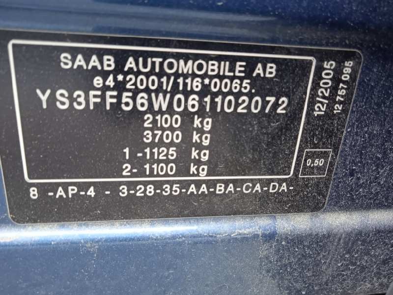 saab 9-3 berlina del año 2006