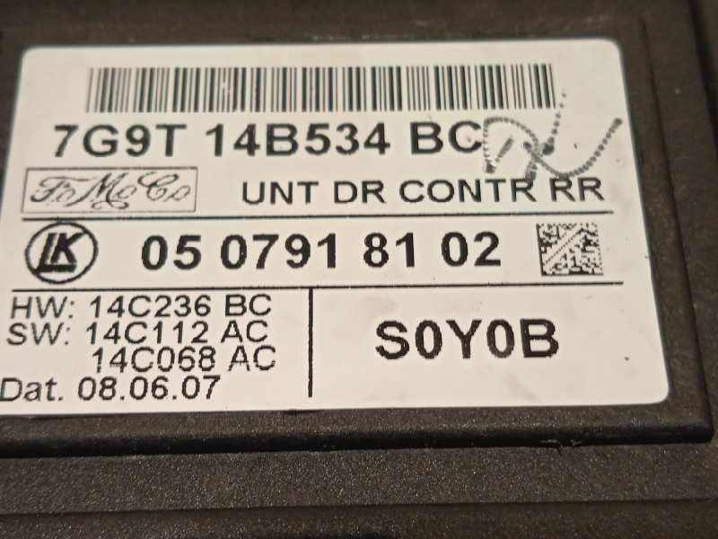 Recambio de centralita confort para land rover freelander (lr2) 2.2 td4 cat referencia OEM IAM 7G9T14B534BC  
