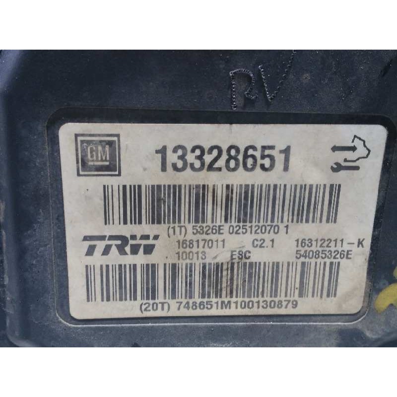 Recambio de abs para opel insignia berlina 2.0 16v cdti referencia OEM IAM 13328651 16312211K 16817011